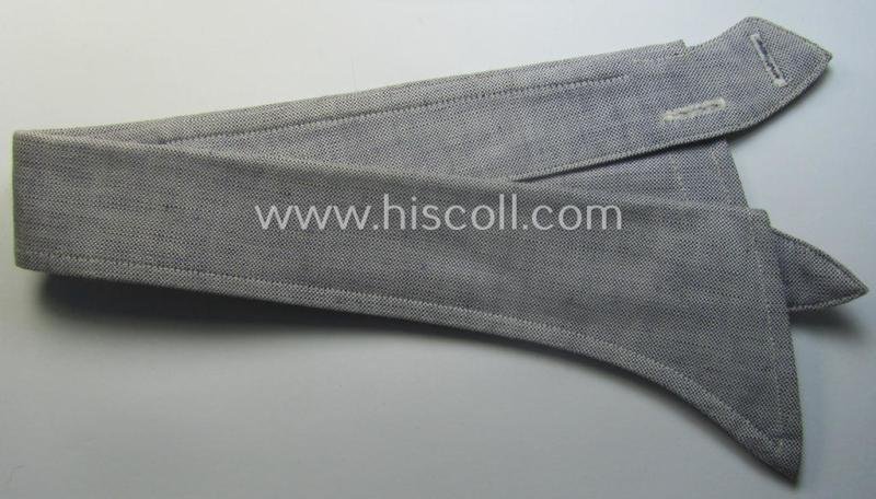 WH (Luftwaffe) summer-shirt removable collar (ie. 'Kragen') as was specifically intended for usage onto the bluish-grey- (ie. 'blaumelliertes') summer-shirts (ie. 'Hemden') — image 3