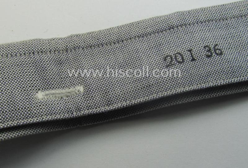 WH (Luftwaffe) summer-shirt removable collar (ie. 'Kragen') as was specifically intended for usage onto the bluish-grey- (ie. 'blaumelliertes') summer-shirts (ie. 'Hemden') — image 4