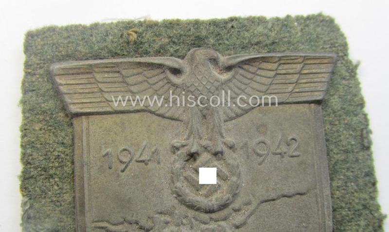 Truly worn- and/or tunic-removed, WH (Heeres o. Waffen-SS) 'Krim'-campaign-shield — image 2