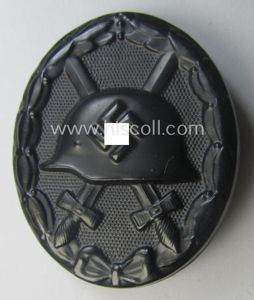 Minimally used- and/or hardly worn black-class wound-badge (or: 'Verwundeten-Abzeichen in …