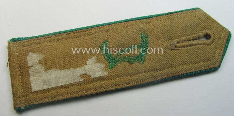 Single, (typical) early-period and neatly 'cyphered', so-called: 'Hitlerjugend' (HJ) 'Landjahr'-shoulderstrap as was intended for and used by a member with the rank of: 'Hitlerjunge' — image 3