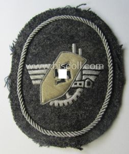 Attractive - and most certainly scarcely encountered! - neatly hand-embroidered …