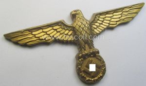 Larger-sized, WH (Kriegsmarine): 'DAK' (ie. 'Deutsches Afrikakorps') zinc- (ie. 'Feinzink'-) …