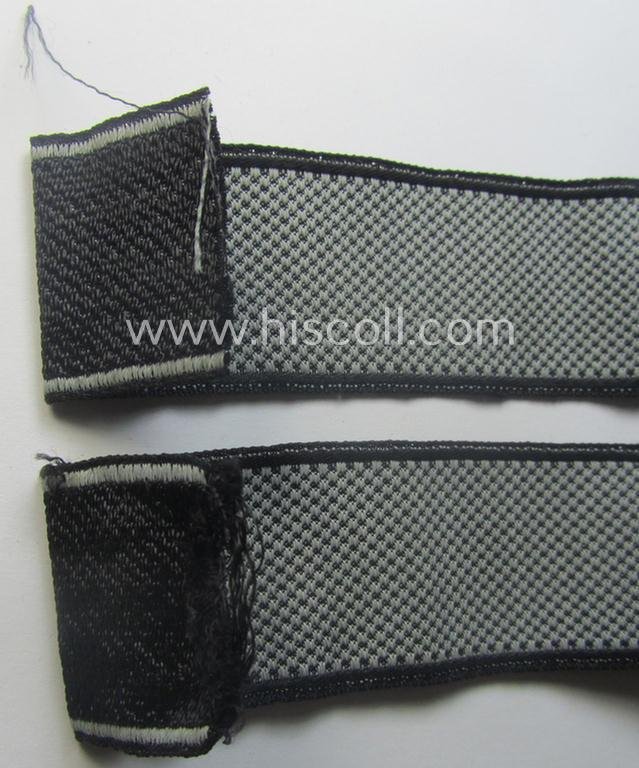 Truly worn Waffen-SS 1943/44-pattern cuff-title (ie. 'Ärmelstreifen') as was intended for a member serving within the: 16. SS-Panzer-Grenadier-Division 'Reichsführer SS' — image 6