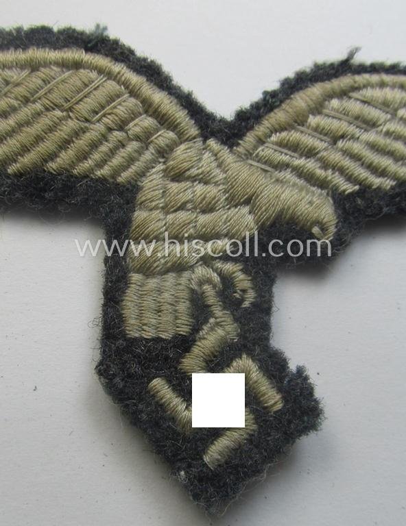 WH (Luftwaffe) EM- (ie. NCO-) 'down-tailed'-pattern breast-eagle — image 2