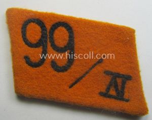 Single, SA (ie. 'Sturmabteilungen') collar-patch (ie. 'Kragenspiegel'): 'SA-Mitglied' serving within …