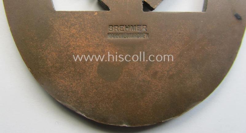 Detailed and pronounced, N.S.F.K.-related plaque (ie. 'Erinnerungs- o. nichttragbare Plakette') as was issued to commemorate a specific meeting ie. national rally entitled: 'N.S.F.K. Ostlandflug - 20.u.21.5.39 - NS-Fliegerkorps' — image 5