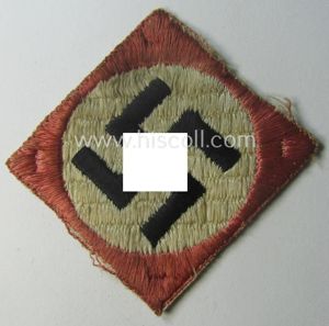 Unusual, N.S.D.A.P.-related supporter-armpatch (ie. 'Ärmelabzeichen') being of an 'entirely woven'-pattern …