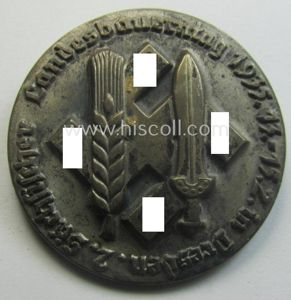 'Reichsnährstand'- (ie. 'RNSt.'-) related day-badge (ie. 'tinnie') as issued to …