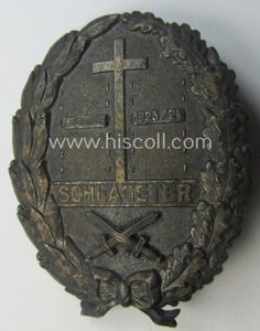 'High-quality'-produced example of a: 'Freikorps'-related award being a so-called: 'Ehrenzeichen …