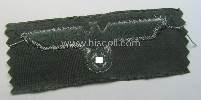 WH (Heeres) 'flatwire'-woven 'Offiziersadler für Schiffchen o. Knautschmütze' — image 3