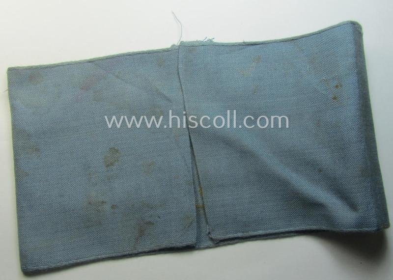 Truly used- and/or worn, WH (Heeres) related armband (ie. 'Armbinde') entitled: 'Front-Sammelstelle' — image 3