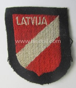 Waffen-SS 'volunteer'-arm-shield as was intended for usage by soldiers of …