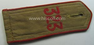 Early-pattern, 'HJ'- (ie. 'Hitlerjugend'-) shoulderstrap for usage by a: 'Hitlerjunge' …