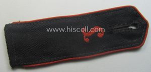 Superb - single but nevertheless rarely found! - bright-red-piped and …