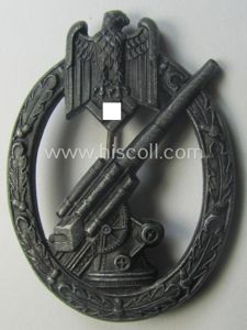 Superb - and actually rarely encountered! - 'Heeres-Flakkampf-Abzeichen' being a …