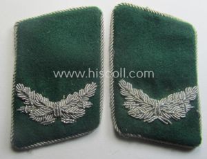 Pair of WH (Luftwaffe) officers'-type collar-patches as intended for a …