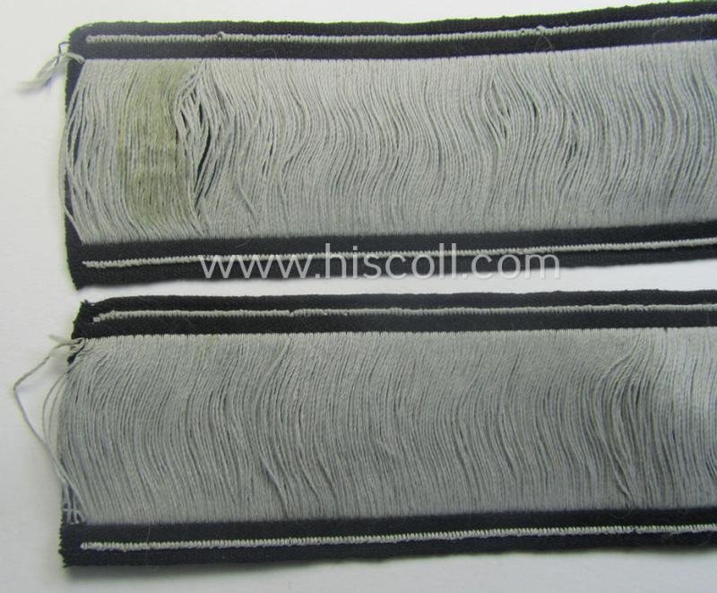 Minimally used and/or carefully tunic-removed, TeNo-cuff-title (ie. 'Ärmelstreifen') entitled: 'Technische Nothilfe' (= 'TeNo') being a full length example as was woven in the neat 'BeVo'-weave pattern — image 6