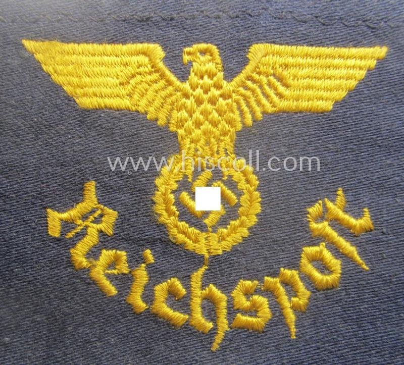 Unusual - truly used and actually scarcely seen! - example of a TR-period armband (ie. 'Armbinde') as was specifically intended for usage by the various officials serving within: 'Deutsche Reichspost'-organisation — image 2