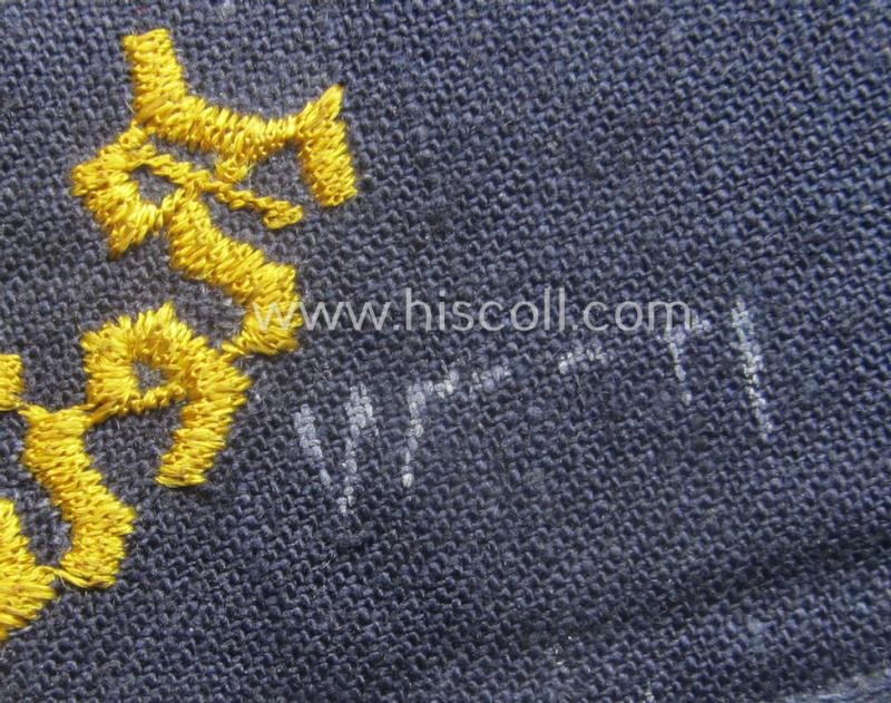 Unusual - truly used and actually scarcely seen! - example of a TR-period armband (ie. 'Armbinde') as was specifically intended for usage by the various officials serving within: 'Deutsche Reichspost'-organisation — image 4