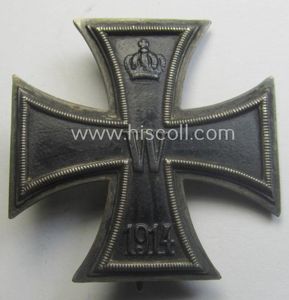 Unusually seen, WWI-period 'Eisernes Kreuz 1. Klasse' being a (typical) …