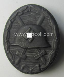 Black-class wound-badge (or: 'Verwundeten-Abzeichen in Schwarz') being a maker- (ie. …