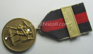 WH Czech-occupation- (ie. 'Anschluss'-) medal: '1. Oktober 1938' being a …