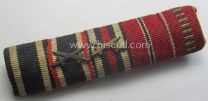 5-pieced, WWI- (ie. WWII-) period ribbon-bar (ie. 'Feld- o. Bandspange') …