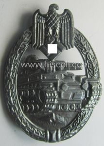 'Panzerkampfabzeichen in Silber' (or: silver-class panzer assault-badge or PAB) being …
