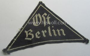 Scarcely found, 'HJ' ('Hitlerjugend') ie. 'BDM' ('Bund Deutscher Mädel') district-triangle …