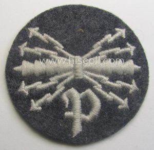 Machine-embroidered, WH (Luftwaffe) trade- ie. special-career-patch as was specifically intended …