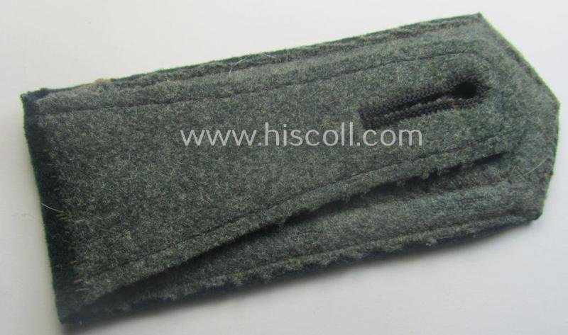 Single - and actually not that often seen! - WH (Heeres) NCO-type (ie. 'M36-/M40'-pattern- and 'pointed styled') 'cyphered' shoulderstrap as was intended for usage by an: 'Uffz. des Infanterie-Rgts. 28' — image 3