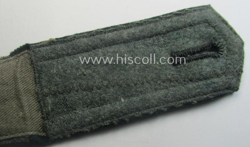 Single - and actually not that often seen! - WH (Heeres) NCO-type (ie. 'M36-/M40'-pattern- and 'pointed styled') 'cyphered' shoulderstrap as was intended for usage by an: 'Uffz. des Infanterie-Rgts. 28' — image 4