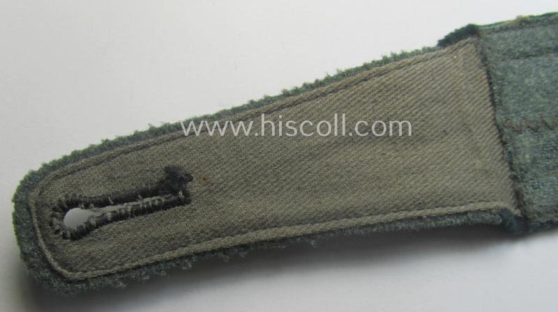 Single - and actually not that often seen! - WH (Heeres) NCO-type (ie. 'M36-/M40'-pattern- and 'pointed styled') 'cyphered' shoulderstrap as was intended for usage by an: 'Uffz. des Infanterie-Rgts. 28' — image 5