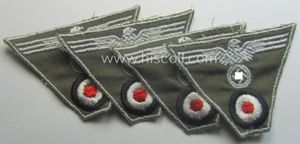 Interesting, later-war-period WH (Heeres) so-called: 'M43-pattern') cap-eagle/cocarde (ie. cap-trapezoid) as …