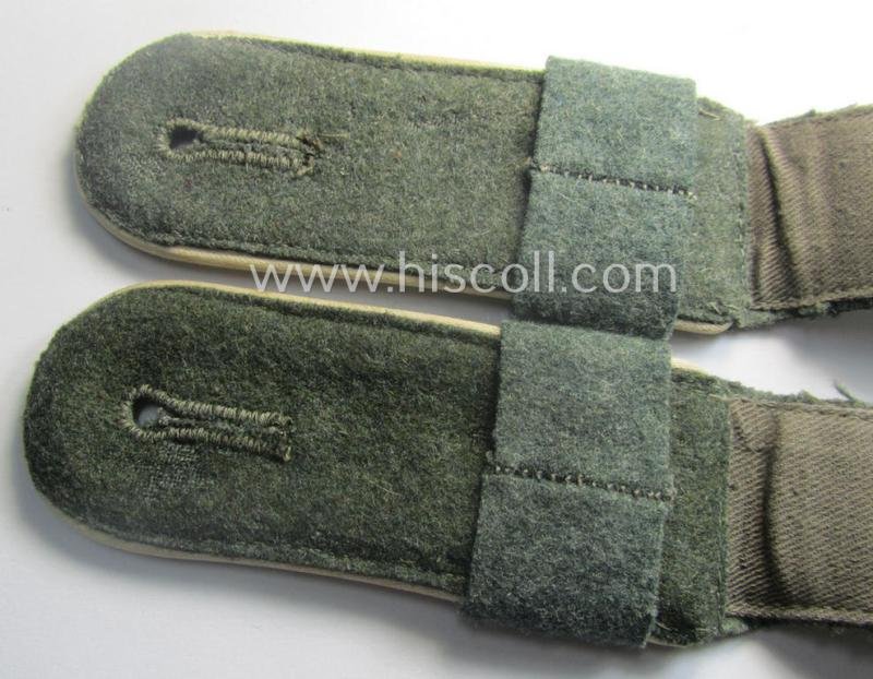Pair of WH (Heeres) 'M41 o. M43'-pattern, EM-type shoulderstraps with its accompanying 'Überschube'-pair: 'Soldat des Infanterie-Rgts. 485' — image 4