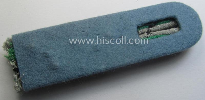 Single, WH (Heeres) 'cyphered', officers'-type shoulderboard: 'Hauptmann des Nachschub-Abtlgs. 6' — image 3