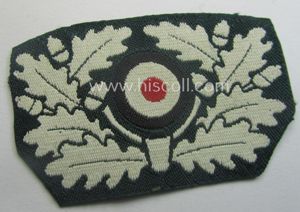 First pattern, WH (Heeres) officers'-type cocarde (as executed in white …