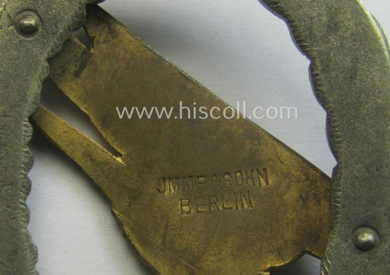 Superb - and just moderately worn! - WH (Luftwaffe) 'Fallschirmschützen-Abzeichen' by: 'Imme & Sohn' — image 5