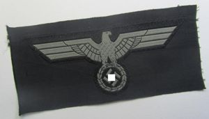 Later- (ie. mid-war-) period, WH (Heeres) 'Panzer'-type breast-eagle (ie. 'Brustadler …