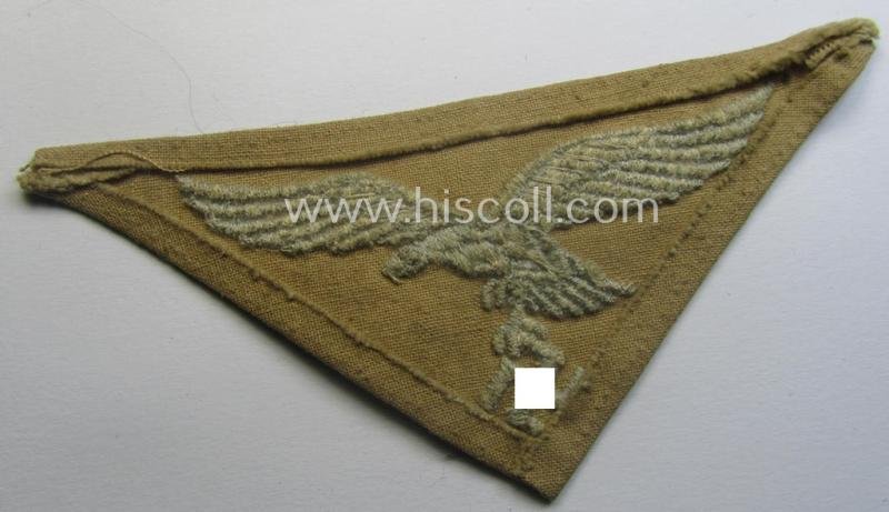 Just minimally used- (and/or carefully shirt-removed!) WH (Luftwaffe) 'tropical'-issued breasteagle as was intended for usage onto the tropical-shirts — image 3