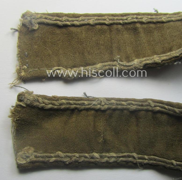 Neat, WH cuff-title (ie. 'Ärmelstreifen') entitled: 'Afrika' that comes in a clearly issued, worn- and/or most certainly once tunic-attached, condition — image 7