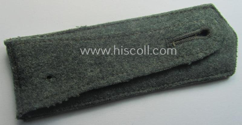 Single - and actually not that often seen! - early-period, WH (Heeres) EM-type (ie. 'M36'-pattern- and 'pointed styled') 'cyphered' shoulderstrap as was intended for usage by a: 'Soldat des Pionier-Rgts. 14' — image 3