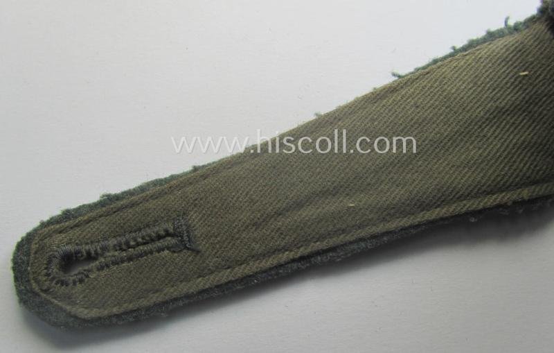 Single - and actually not that often seen! - early-period, WH (Heeres) EM-type (ie. 'M36'-pattern- and 'pointed styled') 'cyphered' shoulderstrap as was intended for usage by a: 'Soldat des Pionier-Rgts. 14' — image 5