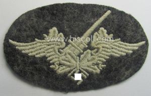 Machine-embroidered WH (Luftwaffe) trade- ie. special-career-patch as was intended for: …