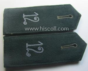 Pair of WH (Heeres), neatly 'cyphered', so-called: 'M36- o. M40'-pattern …