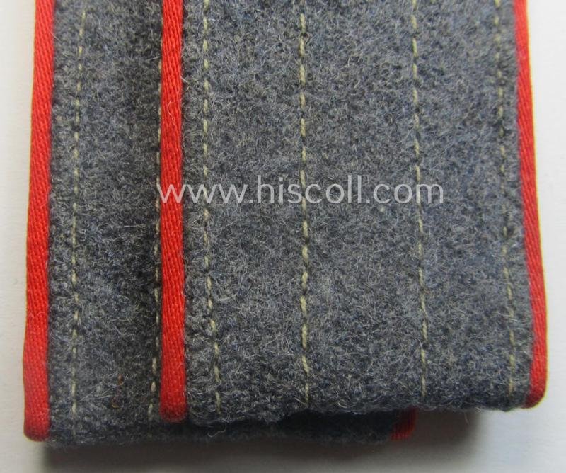 Pair of later-war-period, so-called: 'M44'-pattern, simplified WH (Luftwaffe) EM-type shoulderstraps as was intended for usage by a: 'Soldat der Flak-Artillerie-Trpn.' — image 2