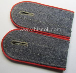 Pair of later-war-period, so-called: 'M44'-pattern, simplified WH (Luftwaffe) EM-type shoulderstraps …