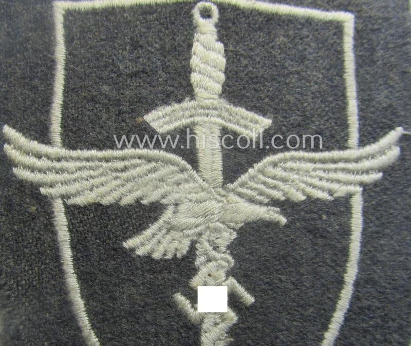Hardly used - and actually rarely seen! - WH (Luftwaffe) related arm-patch (ie. 'Ärmelabzeichen für Nachrichtenhelferinnen der Luftwaffe') — image 2