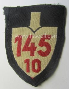 'BeVo'-woven enlisted-mens'- (ie. NCOs'-) pattern, so-called: RAD (ie. 'Reichsarbeitsdienst') sleeve-badge …